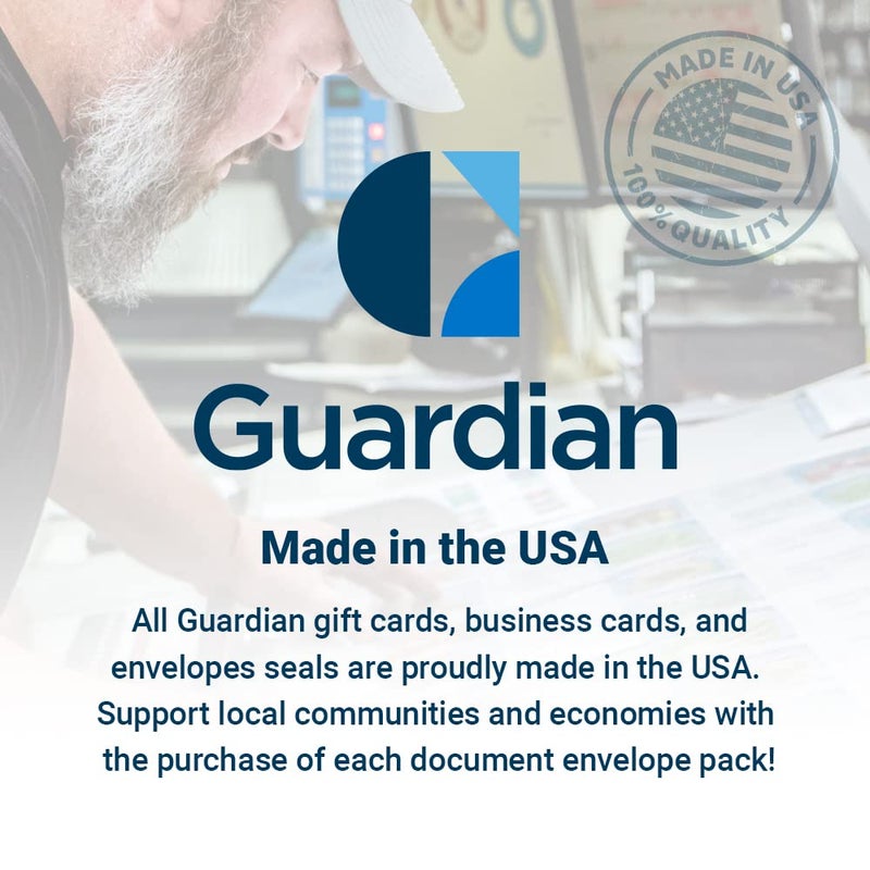 GUARDIAN 500 Guardian #6 Paper Coin Envelopes - Blank Small Envelopes for Coins, Receipts, Stamps, Small Parts Storage, & More â€“ 3-3/8â€ x 6â€ Cash Envelopes â€“ Gummed Flap Gift Card Holder Envelopes - Image 5